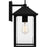 Quoizel Fletcher 1 Light Outdoor Lantern, Earth Black/Clear