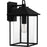 Quoizel Fletcher 1 Light Outdoor Lantern, Earth Black/Clear