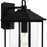 Quoizel Fletcher 1 Light Outdoor Lantern, Earth Black/Clear