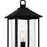 Quoizel Fletcher 1 Light 21" Outdoor Lantern, Earth Black/Clear