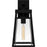 Quoizel Godfrey 1 Light Outdoor Lantern, Matte Black/Clear Rain