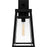 Quoizel Godfrey 1 Light Outdoor Lantern, Matte Black/Clear Rain