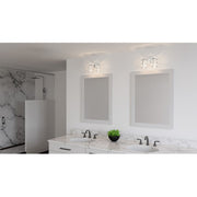 Quoizel Gibson 2 Light Bath Vanity, Polished Chrome/Clear Beveled - GIB8613C