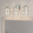 Quoizel Gibson 3 Light Bath Vanity, Polished Chrome/Clear Beveled