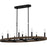 Quoizel Hendrix 9 Light Island Light, Matte Black