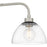 Quoizel Halsey 3 Light Island Light, Brushed Nickel/Clear Rain Glass
