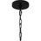 Quoizel Hough Chandelier, Mystic Black/Etched