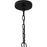 Quoizel Hough Chandelier, Mystic Black/Etched