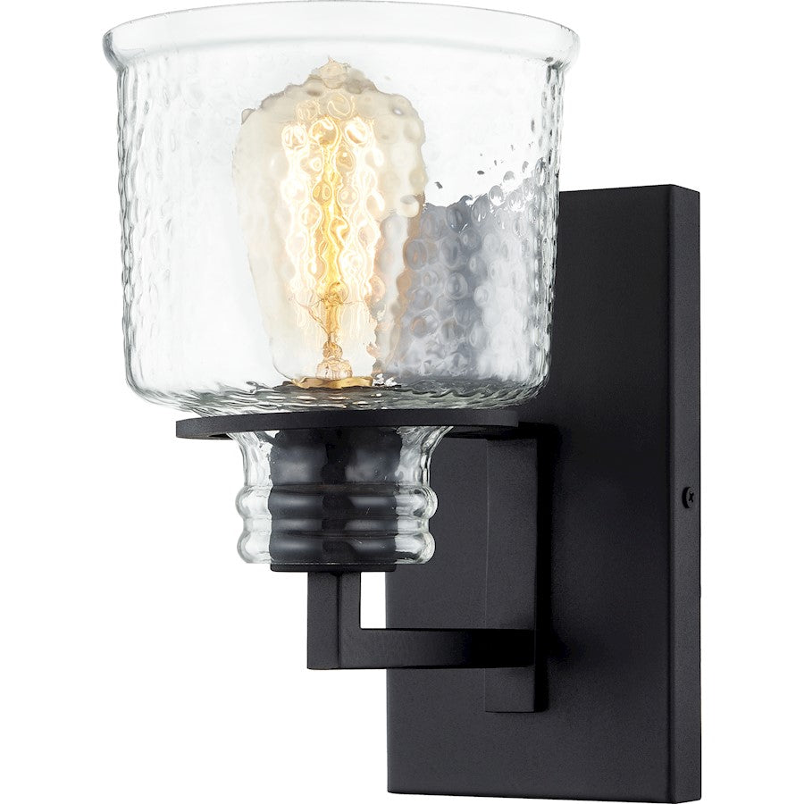 Quoizel Holden 1 Light Wall Sconce, Earth Black - HOL8701EK