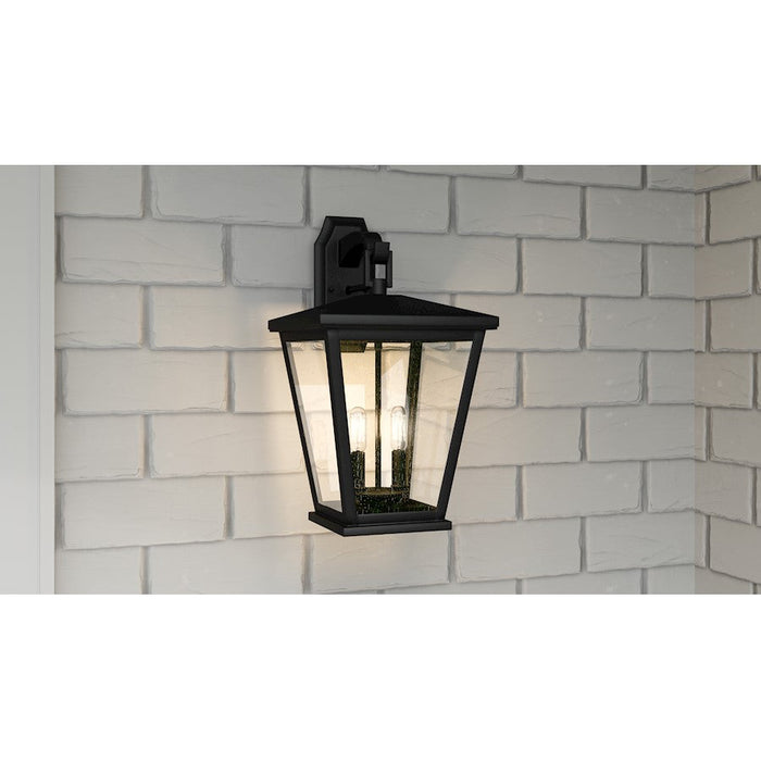 Quoizel Joffrey 2 Light Outdoor Wall Mount, Matte Black