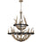 Quoizel Journey 9 Light Chandelier, Earth Black