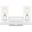 Quoizel Kirby 2 Light 15" Bath Vanity, Polished Chrome