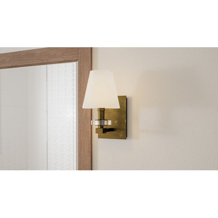 Quoizel Kelsey Glen 1 Light Wall Sconce, Etched