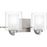 Quoizel Kolt 2 Light Bath Light, Clear/Sandblasted Interior