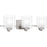 Quoizel Kolt 3 Light Bath Light, Clear/Sandblasted Interior