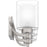 Quoizel Kolt 3 Light Bath Light, Clear/Sandblasted Interior