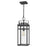 Quoizel Keaton 1 Light Mini Pendant, Mottled Black/Clear Tempered