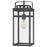 Quoizel Keaton 1 Light Mini Pendant, Mottled Black/Clear Tempered