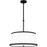 Quoizel Kylen 4 Light Pendant, Matte Black/Egg Shell Fabric - KYL2820MBK