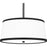 Quoizel Kylen Pendant, Matte Black/Egg Shell Fabric