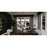Quoizel Kylen 3 Light Island Light, Matte Black/Egg Shell Fabric