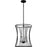 Quoizel Leiland 4 Light Pendant, Matte Black