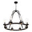 Quoizel Lisbon Chandelier, Old Bronze/Clear