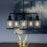 Quoizel Ludlow 3 Light Chandelier, Earth Black - LUD5020EK