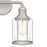 Quoizel Ludlow 2 Light Bath Light, Brushed Nickel/Clear