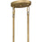 Quoizel Madden 6 Light Island Light, Aged Brass/Metal