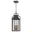 Quoizel Manning 3 Light Mini Pendant, Bronze/Clear