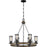 Quoizel Mccrady 6 Light Chandelier, Matte Black/Metal Mesh - MCY5026MBK