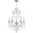 Quoizel Merida 5 Light Chandelier, Vintage Gold