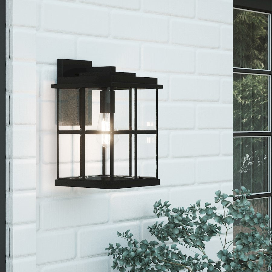 Quoizel Mulligan 1 Light 10" Outdoor Lantern, Matte Black - MGN8406MBK