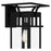 Quoizel Markley 1 Light Outdoor Lantern, Earth Black/Clear