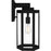 Quoizel Mesnick 1 Light Outdoor Lantern, Black/Clear Beveled