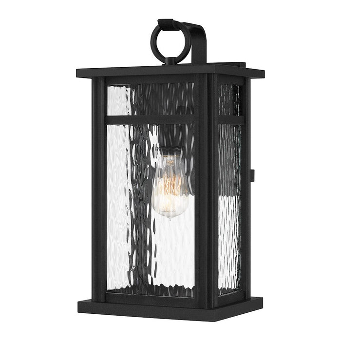 Quoizel Moira 1 Light Outdoor Wall Mount, Earth Black