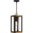 Quoizel Marion Square 1 Light Mini Pendant, Rustic Black/Clear