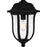 Quoizel Mulberry 1 Light 18" Outdoor Lantern, Black/Clear Seedy