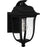 Quoizel Mulberry 1 Light Outdoor Lantern, Black/Clear Seedy