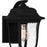 Quoizel Mulberry 1 Light Outdoor Lantern, Black/Clear Seedy