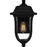 Quoizel Mulberry 1 Light Outdoor Lantern, Black/Clear Seedy