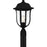 Quoizel Mulberry 1 Light 20" Outdoor Lantern, Black/Clear Seedy