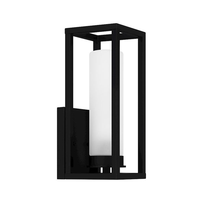 Quoizel Neville 1 Light Outdoor Lantern, Matte Black/Etched