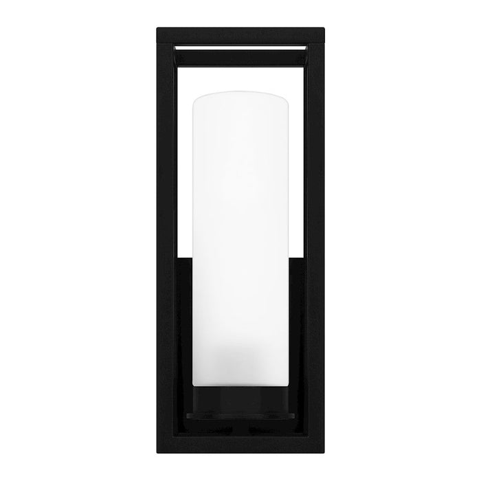 Quoizel Neville 1 Light Outdoor Lantern, Matte Black/Etched