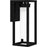 Quoizel Neville 1 Light Outdoor Lantern, Matte Black/Etched