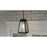 Quoizel O'Leary 1 Light Outdoor Hanging Lantern, Earth Black