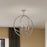 Quoizel Orion 6 Light Semi-Flush Mount, Brushed Nickel - ON1724BN