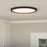 Quoizel Outskirts 7" Flush Mount, Earth Black - OST1708EK