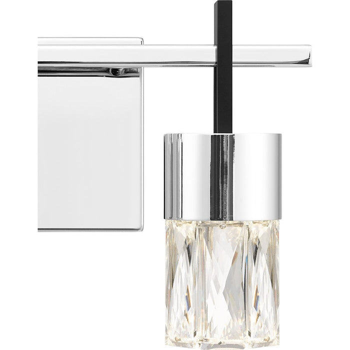 Quoizel Adena 13" Bath Vanity, Polished Chrome